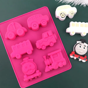 Cars & Train Shape Silicone Molds - Ailime Designs