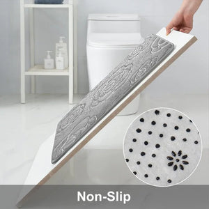 Absorbent Bathroom Floor Mats -Ailime Designs