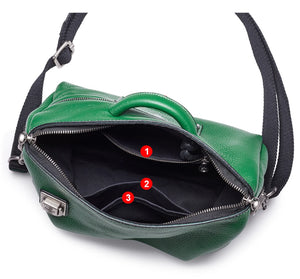 Green Crossbody Soft Genuine Leather Skin Handbags - Ailime Designs