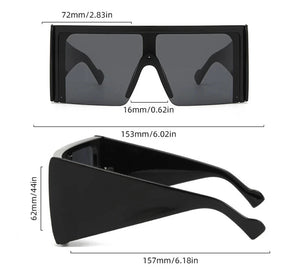 Big Frame Design Wide Sunglasses - Ailime Designs