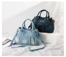 Load image into Gallery viewer, Blue Demin Street Style Handbag Accessories - Ailime Designs