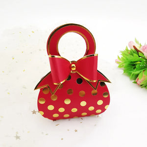 Adorable 10Pcs Cute Polka Dot Purse Design Gift Boxes - Ailime Designs