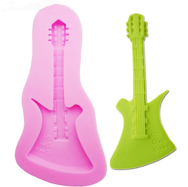 Guitar Shape Silicone Molds - Ailime Designs