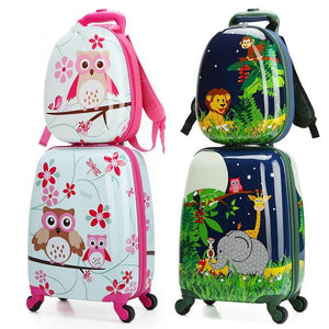 Children's Backpack Rolling Luggage Sets - Ailime Designs