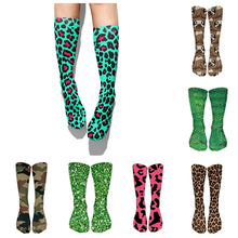 Load image into Gallery viewer, Women&#39;s Long Knitted Leopard Socks - Ailime Designs