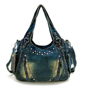 High Street Denim Style Handbags - Ailime Designs