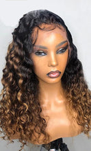 Load image into Gallery viewer, Blonde Curley Lace Front Human Hair Wigs -  Ailime Designs