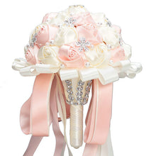 Load image into Gallery viewer, Bridal Accessories - Wedding Rhinestones Trim Flower Bouquets