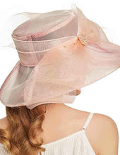 Load image into Gallery viewer, Sheer Elegance Women&#39;s Fine Summer Style Brim Hats - Ailime Designs