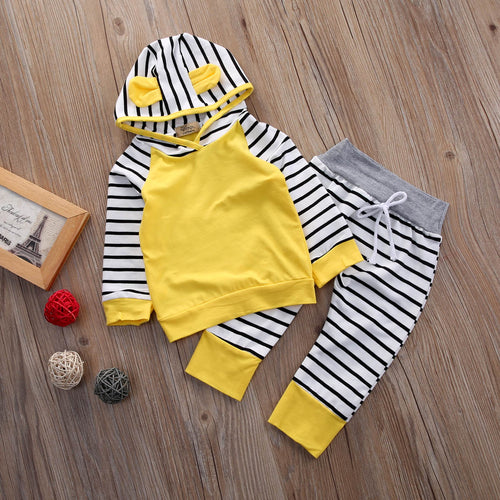 Children's Adorable 2pc Hoodie Pant Set - Ailime Design