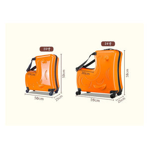 Adorable Children's Riding Trolley Luggage