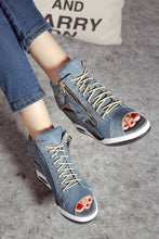 Load image into Gallery viewer, Women&#39;s Denim Shoe Collection - Ailime Designs