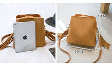 Load image into Gallery viewer, Women&#39;s Small High Quality PU Leather Tassel Trim Purses