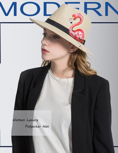 Jazzy Down In Style - Wearing Our Screen Print Design Fedora Women Hats - Ailime Designs