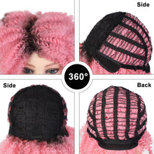 Load image into Gallery viewer, Curley Pink Synthetic Curly Wigs -  Ailime Designs