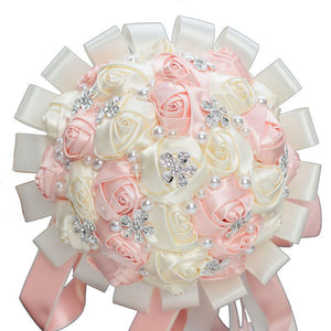 Bridal Accessories - Wedding Rhinestones Trim Flower Bouquets