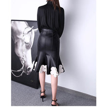 Load image into Gallery viewer, Women&#39;s Beautiful Elegant Genuine Leather Stylish Skirts - Ailime Designs