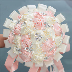 Bridal Accessories - Wedding Rhinestones Trim Flower Bouquets