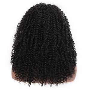 Kinky Curly Black Synthetic Black Curly Wigs -  Ailime Designs