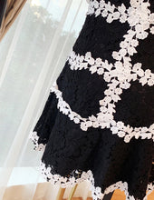 Load image into Gallery viewer, Classic Style Women&#39;s Vine Trim Design Petal Sleeve Lace Dresses