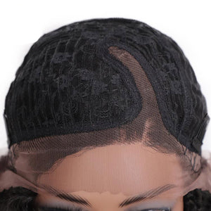 Kinky Curly Black Synthetic Black Curly Wigs -  Ailime Designs