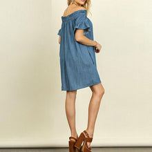 Load image into Gallery viewer, Women’s Chic Style Denim Dresses – Streetwear Fashions