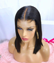 Load image into Gallery viewer, Baby Hair Short Bob Lace Front Human Wigs -  Ailime Designs