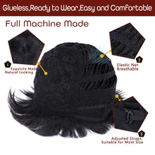 Load image into Gallery viewer, Best Black Pixie Lace Front Human Hair Wigs w/ Bangs -  Ailime Designs