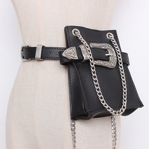 Women's Detachable Pouch Belt Design