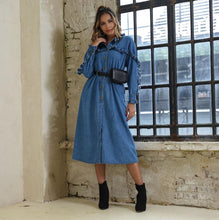 Load image into Gallery viewer, Women’s Chic Style Denim Dresses – Streetwear Fashions