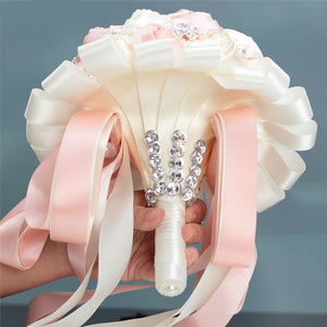 Bridal Accessories - Wedding Rhinestones Trim Flower Bouquets