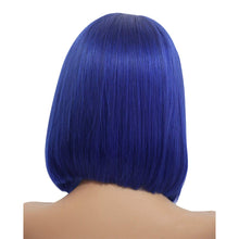 Load image into Gallery viewer, Blue Short Bob Lace Front Human Hair Wigs -  Ailime Designs