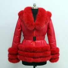 Load image into Gallery viewer, Fluffy White Layered Faux Fur Design Winter Jackets - Ailime Designs