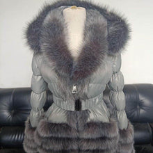 Load image into Gallery viewer, Fluffy White Layered Faux Fur Design Winter Jackets - Ailime Designs