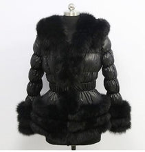 Load image into Gallery viewer, Fluffy White Layered Faux Fur Design Winter Jackets - Ailime Designs