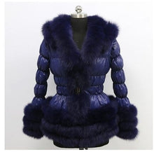 Load image into Gallery viewer, Fluffy White Layered Faux Fur Design Winter Jackets - Ailime Designs