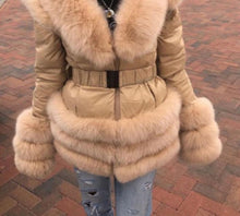 Load image into Gallery viewer, Fluffy White Layered Faux Fur Design Winter Jackets - Ailime Designs