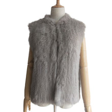 Load image into Gallery viewer, Beautiful Knitted Genuine Rabbit Fur Vests - Ailime Designs