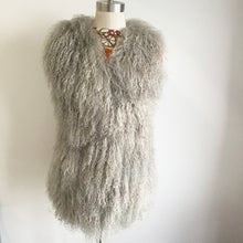 Load image into Gallery viewer, Beautiful Real Mongolia Sheep Fur Design Vest - Ailime Designs