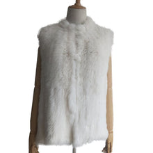 Load image into Gallery viewer, Beautiful Knitted Genuine Rabbit Fur Vests - Ailime Designs