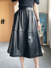 Load image into Gallery viewer, Women&#39;s Beautiful Elegant Genuine Leather Stylish Skirts - Ailime Designs