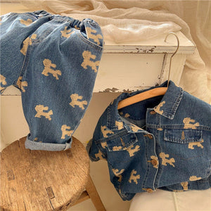 Boy's Cool Street Style Denim 2pc Pant Sets - Ailime Designs