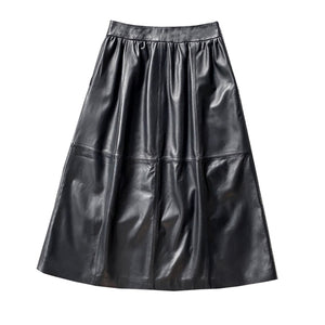 Women's Beautiful Elegant Genuine Leather Stylish Skirts - Ailime Designs