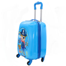 Load image into Gallery viewer, Children&#39;s Pirate Design Trolley Style Luggage - Ailime Designs