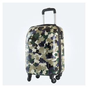 Adult Camouflage Print Design Trolley Luggage