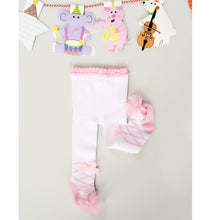 Load image into Gallery viewer, Children’s Multi-Pink Ruffle Tights - Ailime Designs