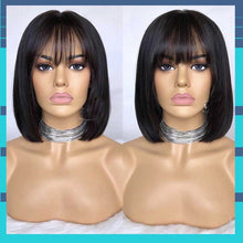 Load image into Gallery viewer, Bob Cut Lace Front Human Hair Wigs -  Ailime Designs