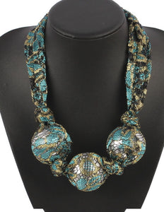 Print Style Women' Triple Large Balls Design Necklaces - Ailime Designs