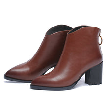 Load image into Gallery viewer, Women&#39;s Genuine Leather Skin Ankle Boots - Ailime Designs