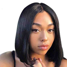 Load image into Gallery viewer, Best Straight Pixie-cut Black Lace Front Human Hair Wigs -  Ailime Designs